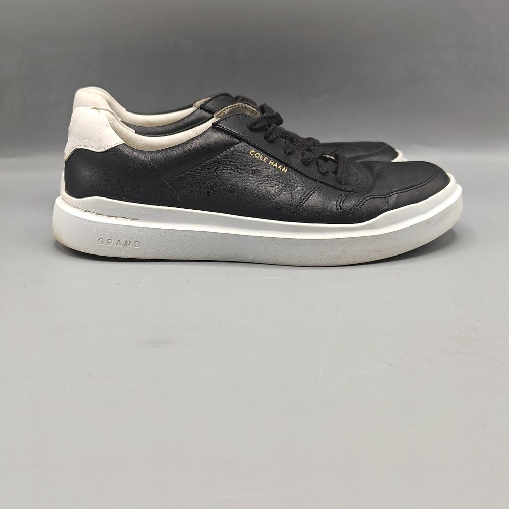 Cole Haan Womens Grand Pro Rally Court Black and White Sneakers Shoes Size 8.5 B